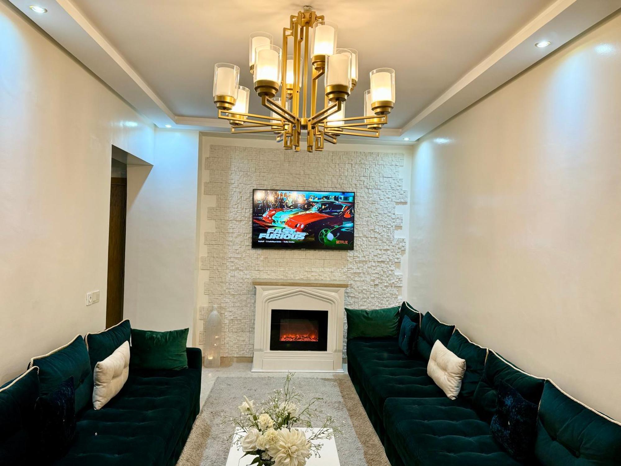 マラケシュDuplex Sabah Opera - Guelizアパートメント エクステリア 写真